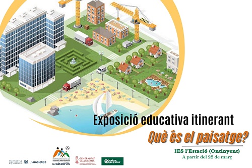 cartell pero a la difusió de la itinerància de l'exposició als IES de la Comunitat Valenciana